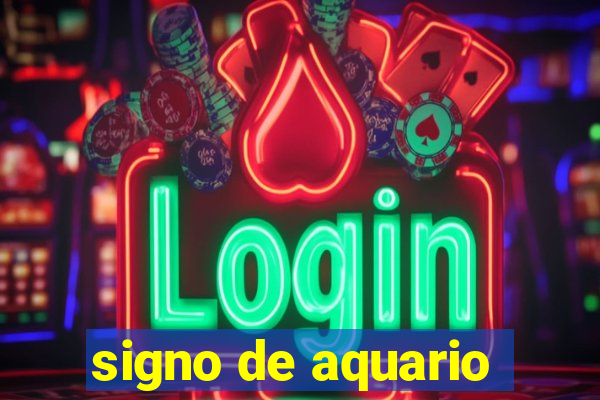 signo de aquario